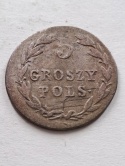 Królestwo Kongresowe 5 Groszy Polskie 1819 r