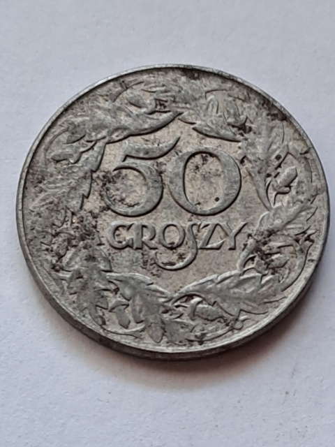 Generalna Gubernia 50 Groszy 1938 r znak