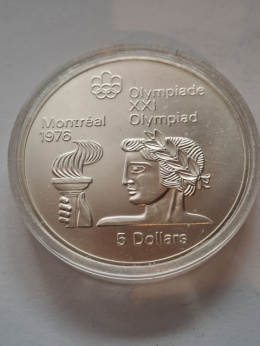 Kanada 5 Dolarów Olimpiada Montreal 1975 r