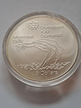 Kanada 5 Dolarów Olimpiada Montreal 1975 r