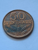 Portugalia 50 centavos 1974 r