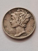 USA 5 Centów Mercury 1945 r