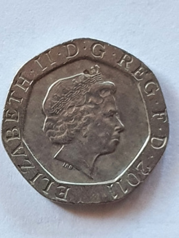 Wielka Brytania 20 Pence 2011 r