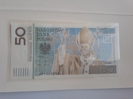 Banknot 50 zł Jan Paweł II 2005 r UNC