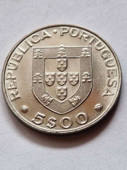 Portugalia 5 escudo 1982 r