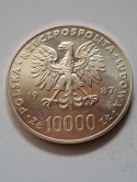 10 000 zł Jan Paweł II 1987 r