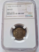 2 zł Głowa Kobiety 1932 r NGC MS 63