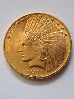 USA 10 Dolarów Indianin 1911 r