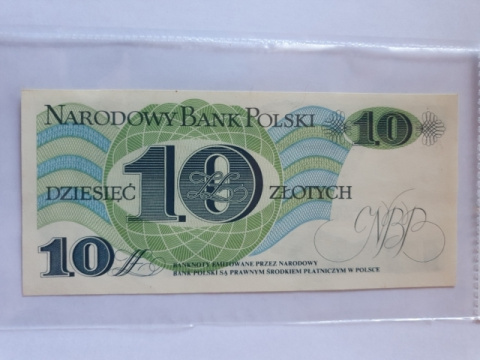 Banknot 10 zł Józef Bem 1982 r seria A