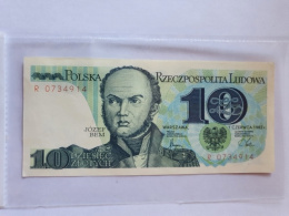 Banknot 10 zł Józef Bem 1982 r seria R