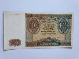 Banknot 100 złotych 1941 r seria A