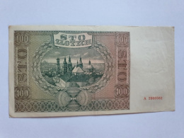 Banknot 100 złotych 1941 r seria A