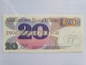 Banknot 20 zł Romuald Traugutt 1982 r seria T