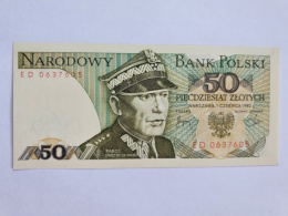 Banknot 50 zł Karol Świerczewski 1982 r seria ED