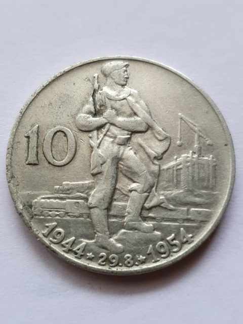 Czechosłowacja 10 Koron Powstanie (1944 1954 ) r