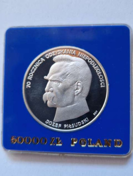 50 tys Józef Piłsudski 1988 r