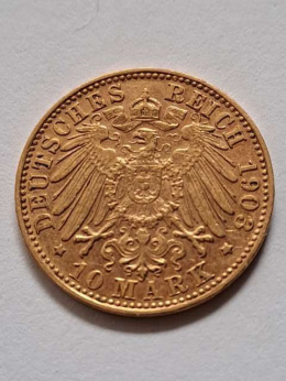 Niemcy 10 Marek V. Bayern 1903 r