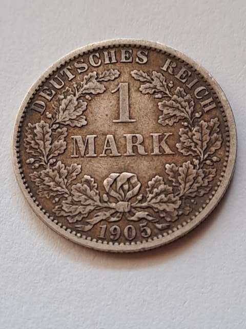 Niemcy 1 Marka Wilhelm II 1905 r A