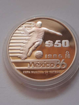 Meksyk 50 Peso 1985 r Mundial