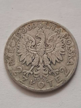 2 zł Głowa Kobiety 1932 r