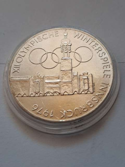 Austria 100 Schilling Olimpiada Innsbruck 1976 r