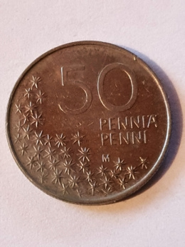 Finlandia 50 Pennia 1990 r