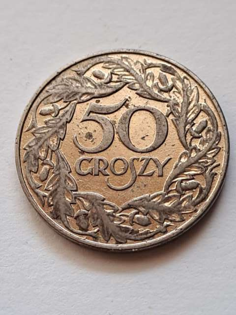 Generalna Gubernia 50 Groszy 1938 r znak