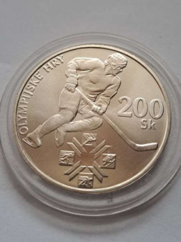 Słowacja 200 Koron 100 Rocznica I.O.1994 r