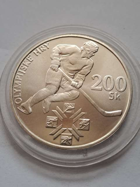 Słowacja 200 Koron 100 Rocznica I.O.1994 r