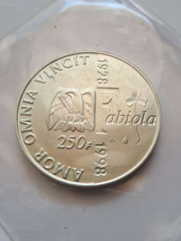 Belgia 250 Franków Albert II 1998 r