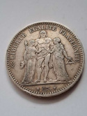 Francja 5 Franków Herkules 1873 r