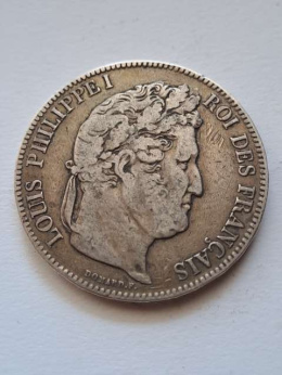 Francja 5 Franków Louis Philippe I 1843 r