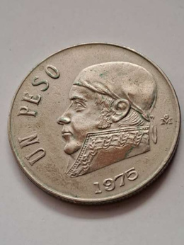 Meksyk Un Peso 1975 r