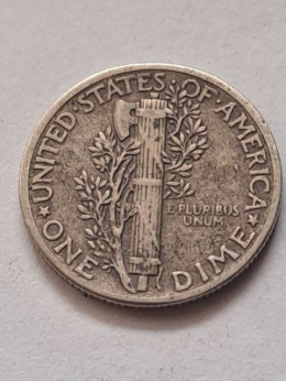 USA 10 Centów Mercury 1943 r