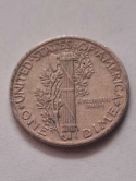 USA 10 Centów Mercury 1943 r