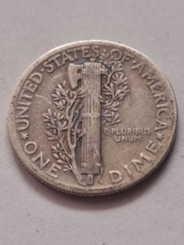 USA 10 Centów Mercury 1943 r