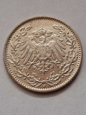 Niemcy 1/2 Marki Wilhelm II 1915 r J