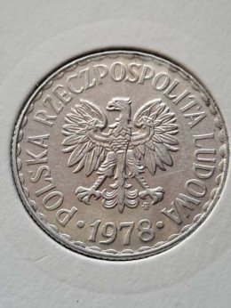 1 złoty 1978 r znak