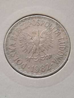1 złoty 1982 r wąska data