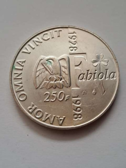 Belgia 250 Franków Albert II 1998 r