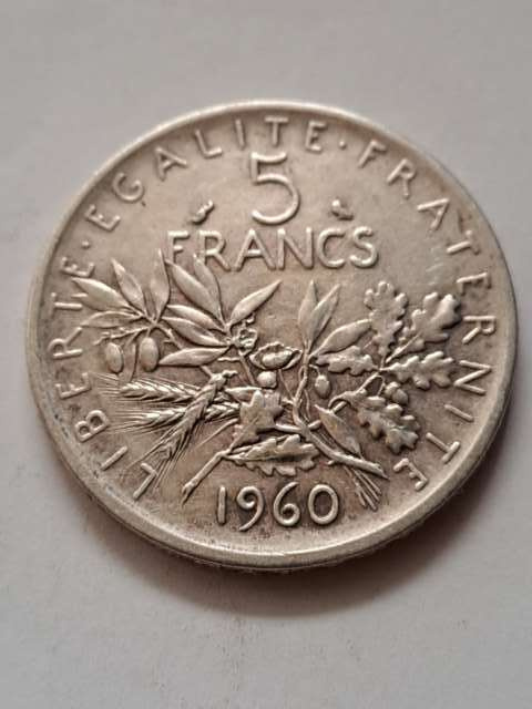 Francja 5 Franków 1960 r