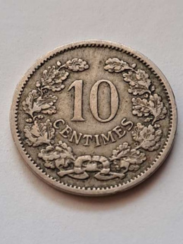 Luksemburg 10 Centimes 1901 r