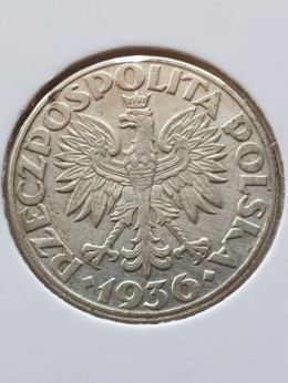 2 zł Żaglowiec 1936 r