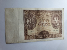 Banknot 100 złotych 1934 r seria CA