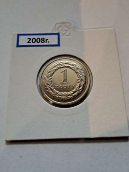 1 złoty 2008 r