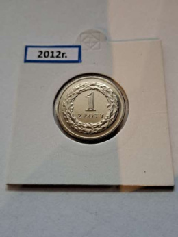 1 złoty 2012 r