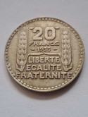 Francja 20 Franków Trzecia Repubika 1938 r