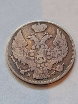 Polska / Rosja 15 kopiejek = 1 złoty 1839 r MW