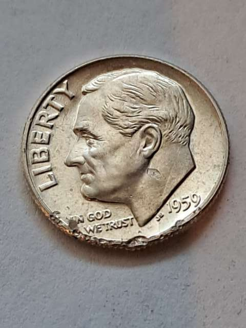 USA 10 Centów Roosevelt 1959 r