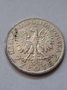 2 zł Głowa Kobiety 1934 r